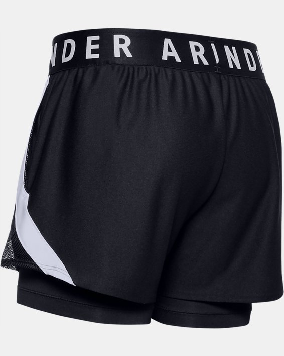 Damen UA Play Up 2-in-1-Shorts, Black, pdpMainDesktop image number 7